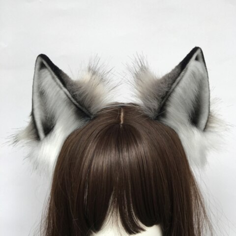 Женский ободок для волос с кошачьими и лисьими ушками, аксессуар для волос с зажимом для волос в стиле «лолита», для новечерние, косплей 1005002721541461