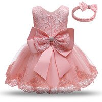 Детское кружевное платье принцессы, на 1-й день рождения, 12-24 месяцев 1005002722055244