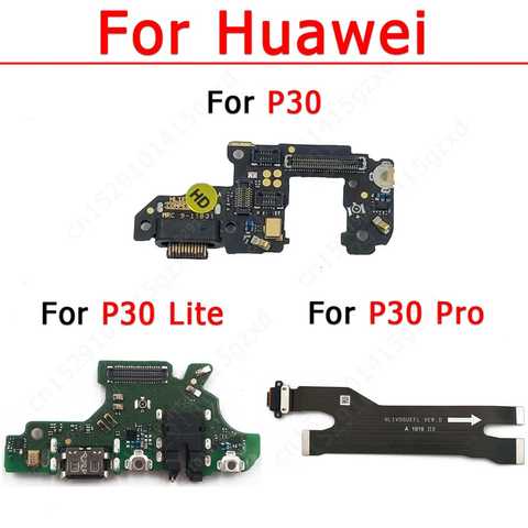 Оригинальный зарядный порт для Huawei P30 Lite Pro зарядная плата ленточный разъем Usb разъем гибкий кабель печатная плата Ремонт Запасные части 1005002722659468