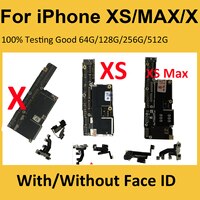 Оригинальный Бесплатный iCloud для iPhone X XS MAX материнская плата с распознаванием лица разблокированная, для iphone XR логическая плата 64 ГБ 512 ГБ 256 ГБ 1005002737200407
