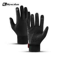 Зимние перчатки для мужчин и женщин, водонепроницаемые мотоциклетные велосипедные перчатки с сенсорным управлением, мужские уличные спортивные теплые флисовые лыжные перчатки для бега 1005002745180207