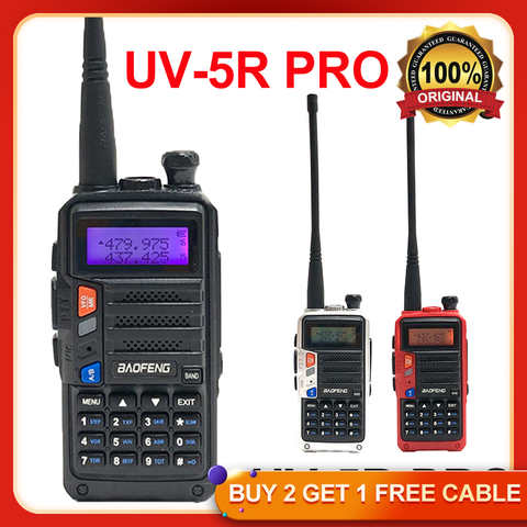 Портативная трехдиапазонная рация Baofeng UV-5R Pro 8 Вт, портативная двухсторонняя рация uv 5r, Любительский радиоприемник, FM-приемопередатчик 1005002748234789