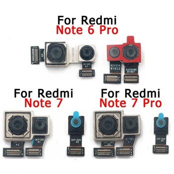 Оригинальная передняя и задняя камера для Xiaomi Redmi Note 7, 6 Pro, задняя фронтальная камера для селфи, задняя камера, модуль гибкости, запасные части для замены 1005002753321061
