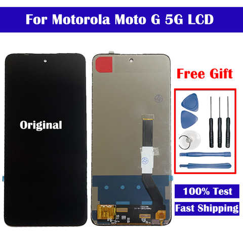 Оригинальный для Motorola Moto G 5G ЖК-дисплей с сенсорным экраном дигитайзер сборка для Moto G 5G Plus дисплей 1005002766142259