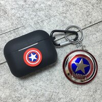 Мультяшный чехол для наушников Marvel Batman для Airpods Pro 2 3, силиконовый защитный чехол для беспроводных наушников с брелоком 1005002769331681