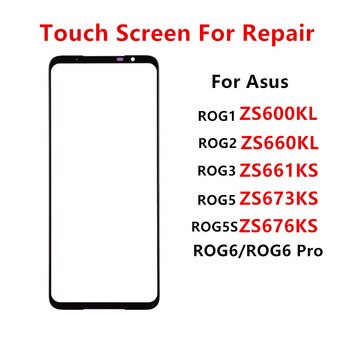 Сенсорный экран для Asus ROG Phone 6 Pro 5 5S 3 2 1 ZS673KS ZS676KS ZS661KS ZS660KL, ЖК-дисплей, переднее стекло, внешняя панель, запасная часть 1005002770361686