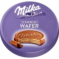 MILKA  вафли с начинкой с какао, покрытые молочным шоколадом 30 г 1005002778083787