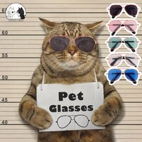 Новинка 2021, товары для домашних животных, модные солнцезащитные очки для кошек, одежда для отражения глаз, летающие очки для маленьких собак, кошек, реквизит для фотографирования домашних животных, аксессуары 1005002778441222