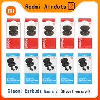 Оптовая продажа 3/6/10 шт. Xiaomi Redmi Airdots 2 Bluetooth 5.0tws водонепроницаемые наушники Fone Xiaomi наушники базовые 2 Наушники-вкладыши 1005002782125752