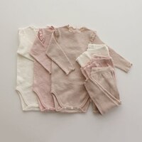 Комплекты одежды для маленьких девочек одежда принцессы для новорожденных девочек боди + штаны, детская одежда для маленьких девочек одежда для От 0 до 2 лет 1005002787607499