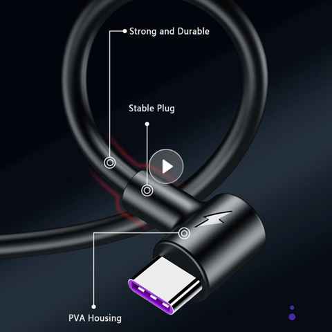 Кабель USB Type-C 5A для быстрой зарядки и передачи данных, зарядный кабель для Huawei P30 Pro, Samsung, Huawei, Xiaomi, Samsung, HTC 1005002791527076