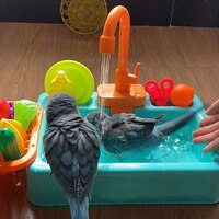 Аксессуары для ванной комнаты в виде попугаев, клетка для ванны в виде попугаев для ванной комнаты, детский смеситель для ванной комнаты в виде попугаев 1005002806591821