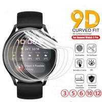 Изогнутая Гидрогелевая пленка 9D для часов Huawei Watch GT 3 Pro, Защита экрана для смарт-часов, не стекло для Hauwei GT2 Pro 42 мм GT 46 мм GT2E, 3-12 шт. 1005002808454605