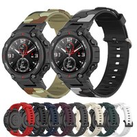 Для Huami Amazfit T-Rex 2 сменный Ремешок Браслет Для Xiaomi Huami Amazfit T-Rex Pro rex Смарт часы силиконовый ремешок 1005002828807292