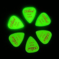 Светящиеся гитарные медиаторы Alice, флуоресцентная акустическая электрическая модель 0,58-1,5 мм, 6 шт. в упаковке 1005002830711018
