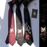 Аниме лиса галстук Шея Косплей JK одежда для мужчин женщин Kawaii Аксессуары Реквизит 1005002843533436