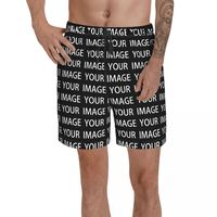 Ваши изображения изготовленные на заказ пляжные шорты индивидуальный дизайн ваши собственные купальные плавки индивидуальные мужские плавки 1005002844439305