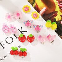 Серьги-клипсы с мультяшными цветами для девочек 1005002847746139