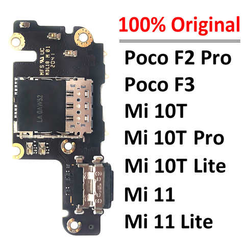Оригинальное зарядное устройство USB док-разъем зарядная плата Порт микрофон гибкий кабель для Xiaomi Mi F2 Pro Poco F3 11 10T Mi10T Pro Lite 1005002848680882