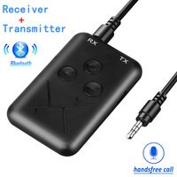 Bluetooth приемник передатчик 2 в 1 стерео APTX беспроводной Aux аудио приемник 3,5 мм разъем RCA автомобильный адаптер для ТВ ПК BT 5,0, 4,2 1005002848840214