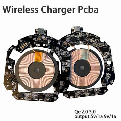 15 Вт Беспроводное зарядное устройство PCBA печатная плата DIY для iphone 12 pro qi Беспроводное зарядное устройство для iphone dock xiaomi mi 8 1005002856173014