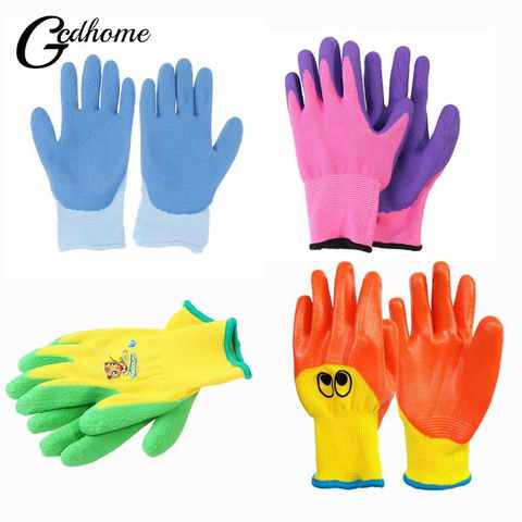 Детские защитные перчатки, прочные водонепроницаемые садовые перчатки с защитой от укусов и ракушек, защитные приспособления для посадки и работы 1005002858374333