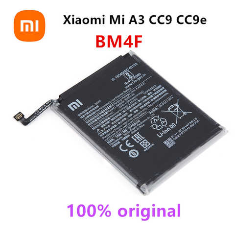 Оригинальный аккумулятор Xiao mi 100% BM4F 4030 мАч для Xiaomi Mi A3 CC9 CC9e Mi 9 Lite, высококачественные сменные батареи для телефона 1005002860079444