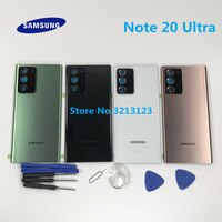 Сменная задняя панель Note 20, стеклянная задняя крышка батарейного отсека для Samsung Galaxy Note 20 Ultra + инструмент 1005002886037697