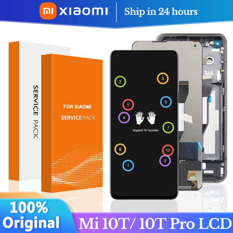6,67 дюймовый экран качества AAA для Xiaomi Mi 10T Pro 5G, ЖК-дисплей, сенсорный экран, сменный ЖК-дисплей для Xiaomi Mi10T 10T Pro дисплей 1005002886507234