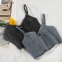 Женская джинсовая кофта, высокая эластичность, тонкий сексуальный дизайн, женская мягкая летняя модная винтажная кофта на молнии, универсальная пляжная одежда 1005002893205352