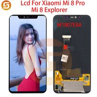 ЖК-дисплей AMOLED 6,21 дюйма для XIAOMI Mi 8 pro, ЖК-дисплей с сенсорным экраном и дигитайзером для Xiaomi Mi 8pro, сменный экран для Mi 8 Explorer 1005002895929812