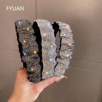 Обруч для волос женский FYUAN, вельветовый, белого и черного цветов, аксессуары для волос 1005002901325256