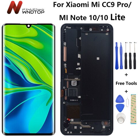 ЖК-дисплей AMOLED с сенсорным экраном и дигитайзером в сборе для Xiaomi Mi CC9 Pro Mi Note 10 1005002906778245
