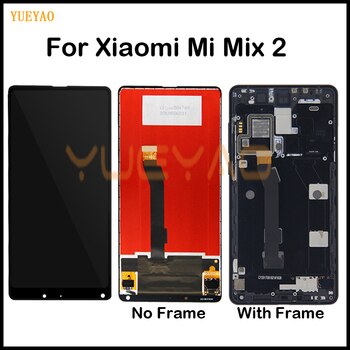 ЖК-дисплей для Xiaomi Mi Mix 2 Mix2 5,99 ", сенсорный экран с дигитайзером в сборе и рамкой для Xiaomi MiMix2, MiMix 2, сменные ЖК-дисплеи 1005002908311271