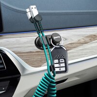 Автомобильный крючок, органайзер для хранения для Suzuki Jimny, USB-кабель, наушники, ключей, вешалка для хранения, автомобильный зажим для крепления, автомобильные аксессуары 1005002921003959