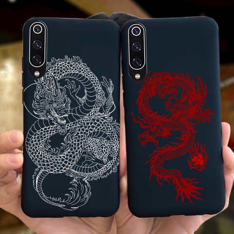 Чехол для Xiaomi Mi 9 Lite, бампер с рисунком дракона, силиконовый мягкий чехол для телефона, чехлы для Xiomi Xiaomi Mi 9 Mi9 Lite 9 SE 1005002925295446