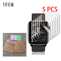 5 шт. для Apple Watch Series 7 6 SE 5 4 IWatch 40 мм 44 мм Watch Ultra 49 мм Watch 8 41 мм 45 мм TPU полная защита экрана 1005002927766004