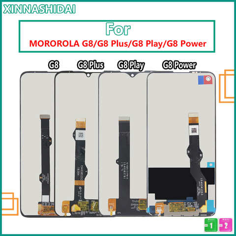 ЖК-дисплей 6,4 дюйма для Motorola Moto G8 G8 Plus G8 Power, сенсорный стеклянный дигитайзер в сборе G8 Play G8 Power Lite Lcd 1005002927774405