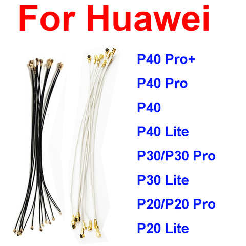 Антенна сигнальный гибкий кабель для Huawei P20 P30 P40 Pro P30 Lite P40 Lite P40 Pro + Wifi коаксиальный разъем антенна гибкая лента 1005002938356023