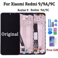Экран 6,53 дюйма для Xiaomi Redmi 9A 9C, ЖК-дисплей с сенсорным экраном и дигитайзером для Redmi 9, ЖК-дисплей, запасные части для телефона в сборе 1005002939053496