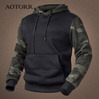 Мужская Флисовая Толстовка, Повседневная Толстовка с капюшоном, камуфляжный пуловер, Свитшот свободного покроя с воротником с капюшоном, размеры до 4XL, Осень-зима 2022 1005002940888212