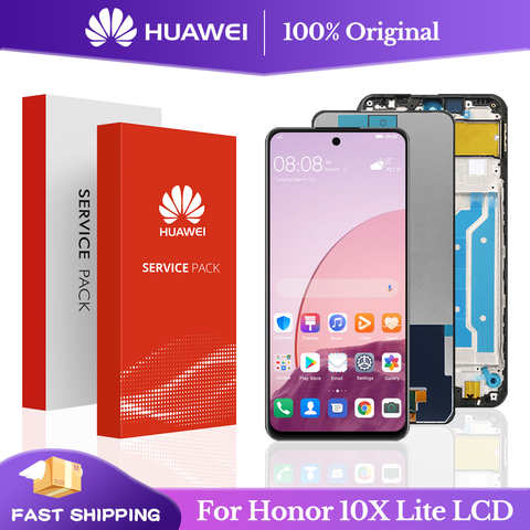 6,67 "Оригинальный дисплей Y7A для Huawei Honor 10X lite DNN-LX9, ЖК-дисплей, сенсорный экран, дигитайзер для Huawei P Smart 2021, ЖК-дисплей 1005002952731864