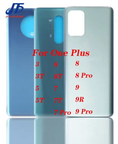 10 шт. для One Plus для OnePlus 3 5 6 7 8 6T 7T 8T 9T PRO задняя крышка батарейного отсека Корпус задняя дверь Чехол Панель 1005002953249945