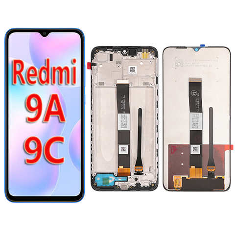 ЖК-дисплей 6,53 дюйма для Xiaomi Redmi 9A 9C NFC M2006C3MNG, сенсорный экран с дигитайзером в сборе, запасные части, оригинал 1005002955802489