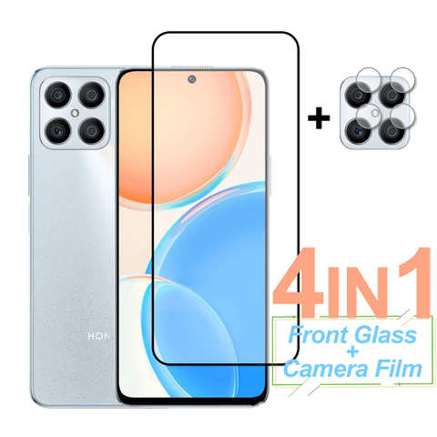 Полная защита экрана для Huawei Honor X8 50 Lite Huawei Nova 8i 9 SE Закаленное стекло Защитная пленка для объектива камеры Honor X8 1005002959800696