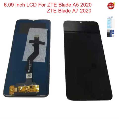 Дисплей 6,09 дюйма для ZTE Blade A5 2020 Lcd A7 2020, внешний дисплей для ZTE Blade A7 2020 Lcd A5 2020, экран 1005002986252020