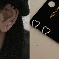 Корейские минималистичные серьги-каффы для женщин, брифы, Симпатичные клипсы для хряща, серьги без проколов, ювелирные изделия в стиле панк 1005002991184551