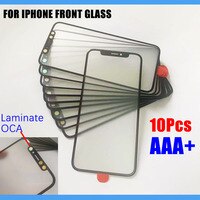 10 шт. высококачественное переднее стекло + OCA для Apple iPhone X Xs Max 12 11 13 14 Pro Max 14 Plus12 13 мини сенсорный экран внешняя панель 1005003014786443