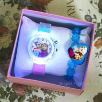 Часы для девочек с браслетом и силиконовым ремешком 1005003021892658