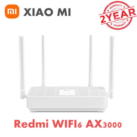Маршрутизатор Xiaomi Redmi AX3000, заменяемый AX6 AX5, Wi-Fi 6, 2,4 ГГц/5G, двухчастотный сетевой ретранслятор Wi-Fi, 4 антенны, удлинитель сигнала 1005003026506748